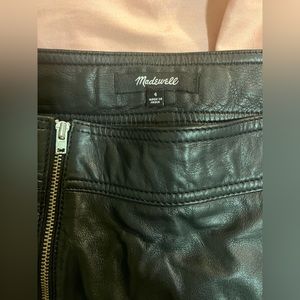 Madewell Leather Skirt